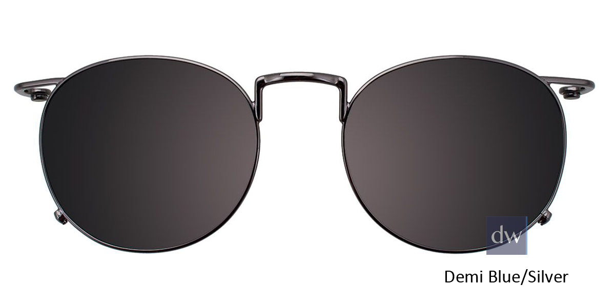 Demi Blue Silver Clip-On