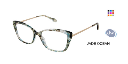 FYSH F-3709 Eyeglasses Jade Ocean