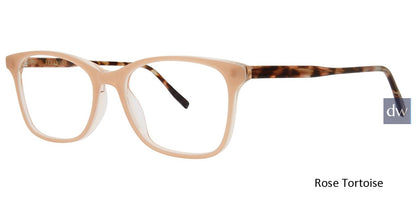 Rose Tortoise Vera Wang V579 Eyeglasses.