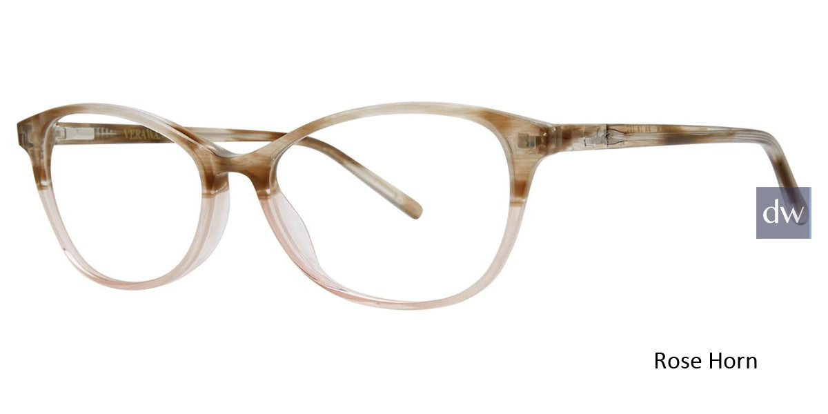 Rose Horn Vera Wang V581 Eyeglasses.