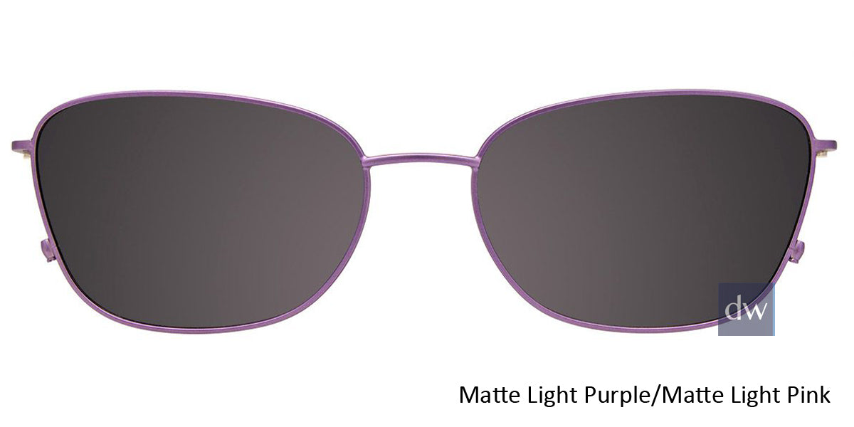 Matte Light Purple Matte Light Pink Clip-On