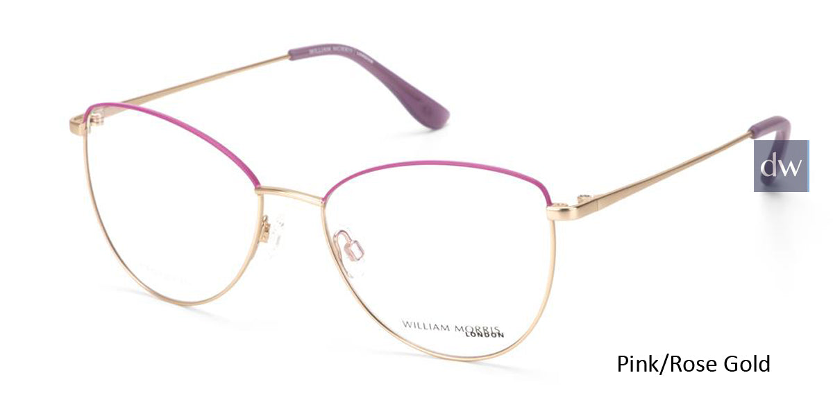 Pink/Rose Gold William Morris London WM50173 Eyeglasses.