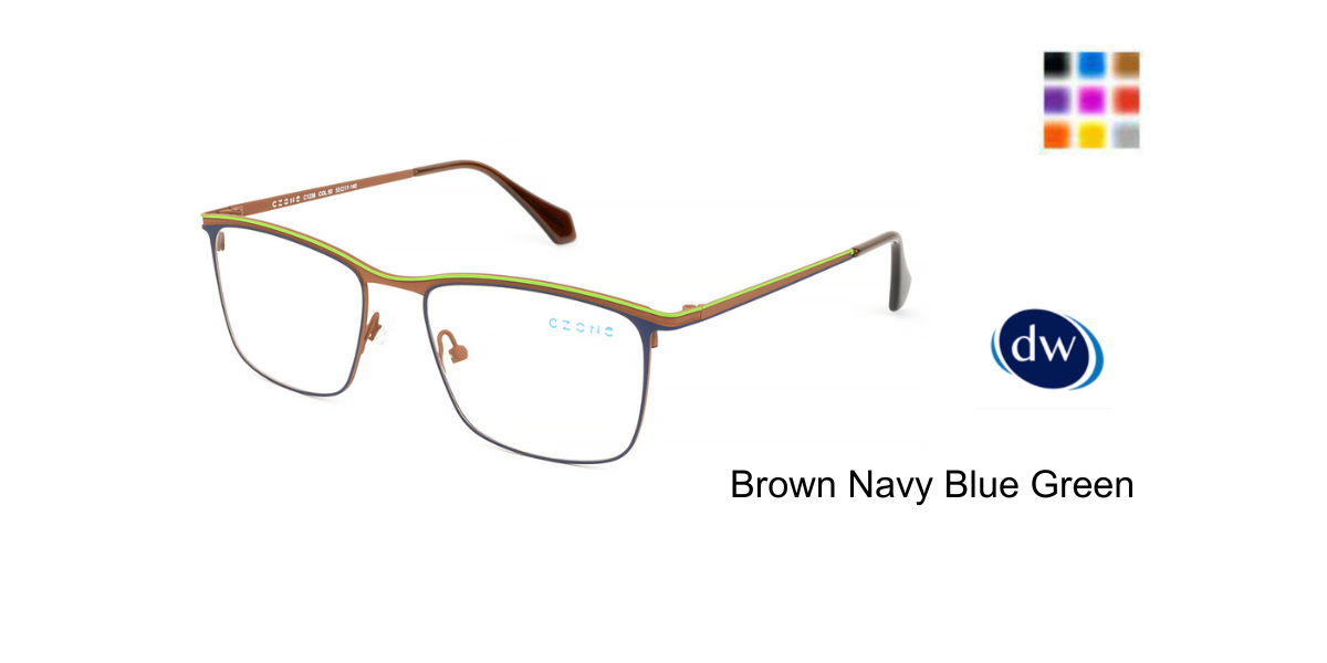 Brown Navy Blue Green