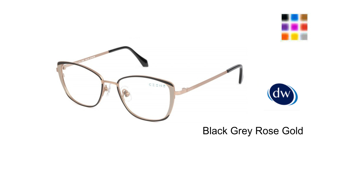 Black Grey Rose Gold