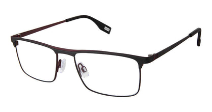 Evatik E-9257 Eyeglasses Black Plum