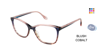 FYSH F-3722 Eyeglasses Blush Cobalt