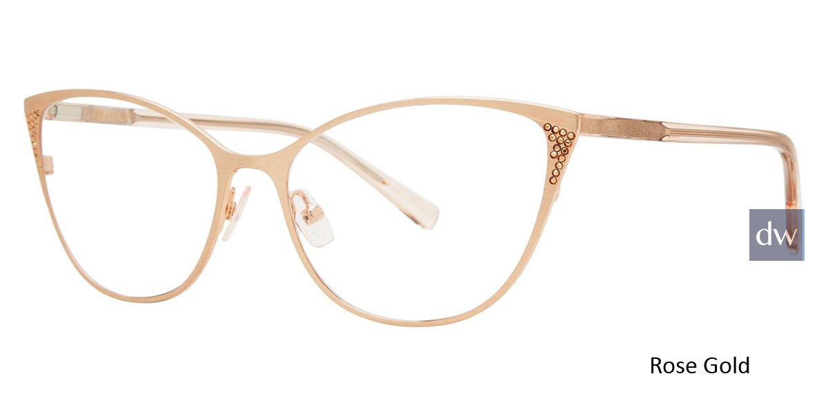 Rose Gold Vera Wang Millie Eyeglasses.