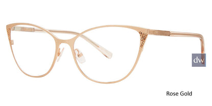 Rose Gold Vera Wang Millie Eyeglasses.