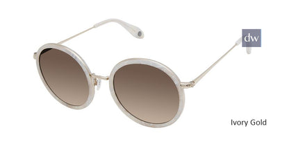 Ivory Gold Fysh F-2051 Sunglasses.