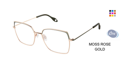 FYSH F-3720 Eyeglasses Moss Rose Gold