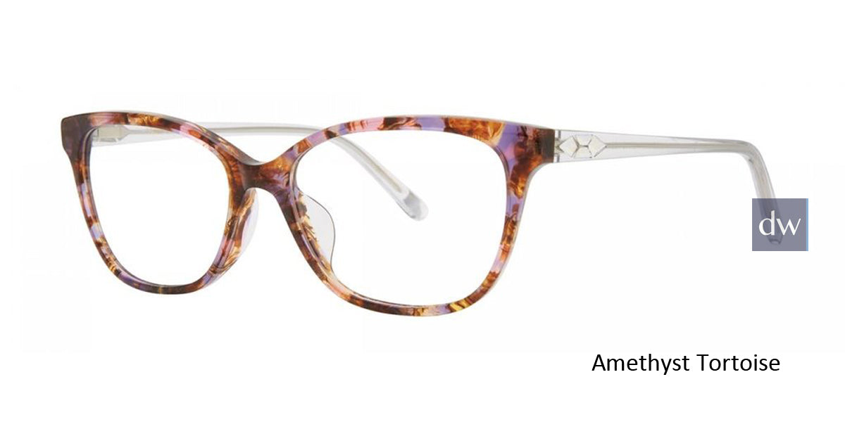 Amethyst Tortoise Vera Wang VA50 Eyeglasses.