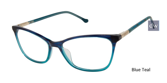Blue Teal Buffalo Ultra Thin BW012 Eyeglasses.