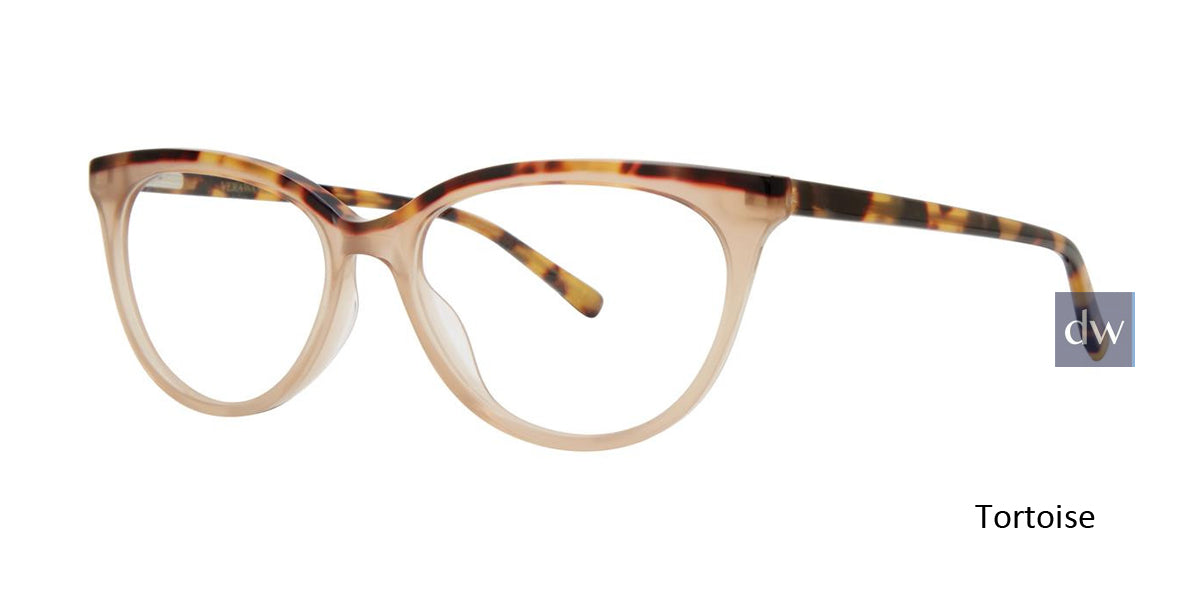 Tortoise Vera Wang V575 Eyeglasses.