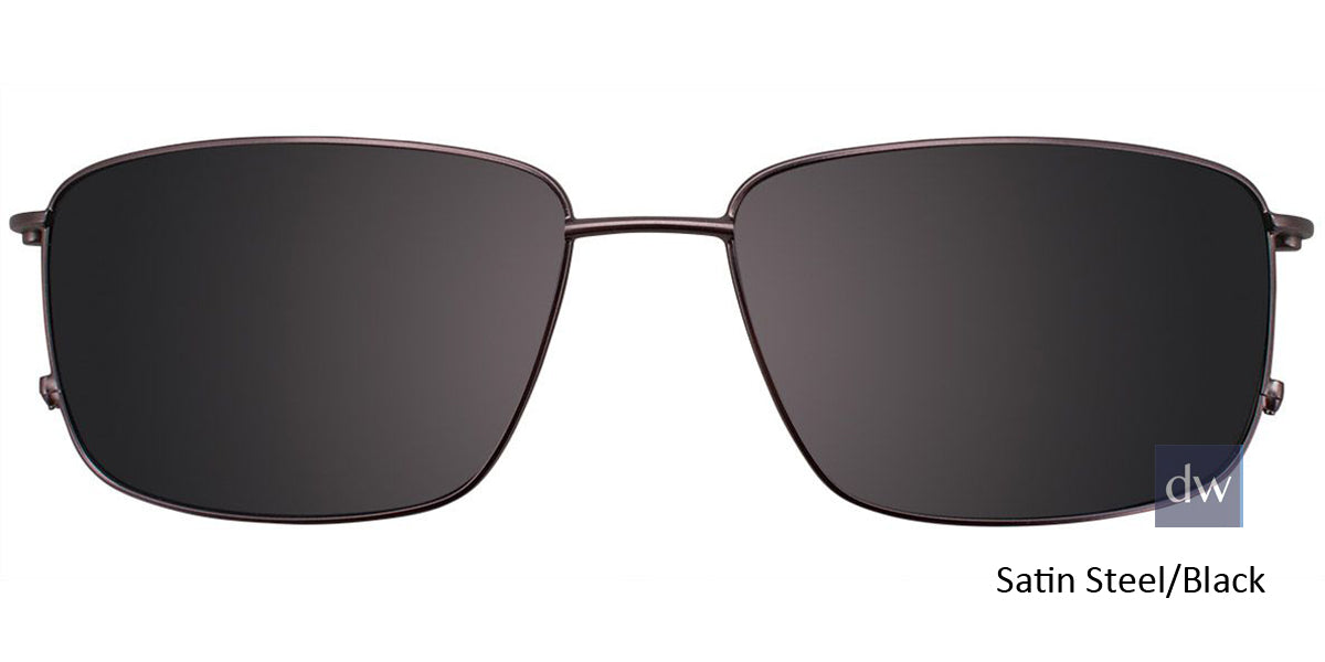 Satin Steel Black Clip-On