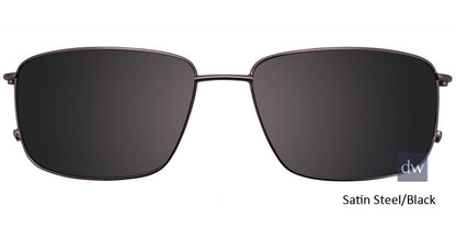 Satin Steel Black Clip-On