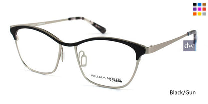 Black/Gun William Morris London WM50015 Eyeglasses.