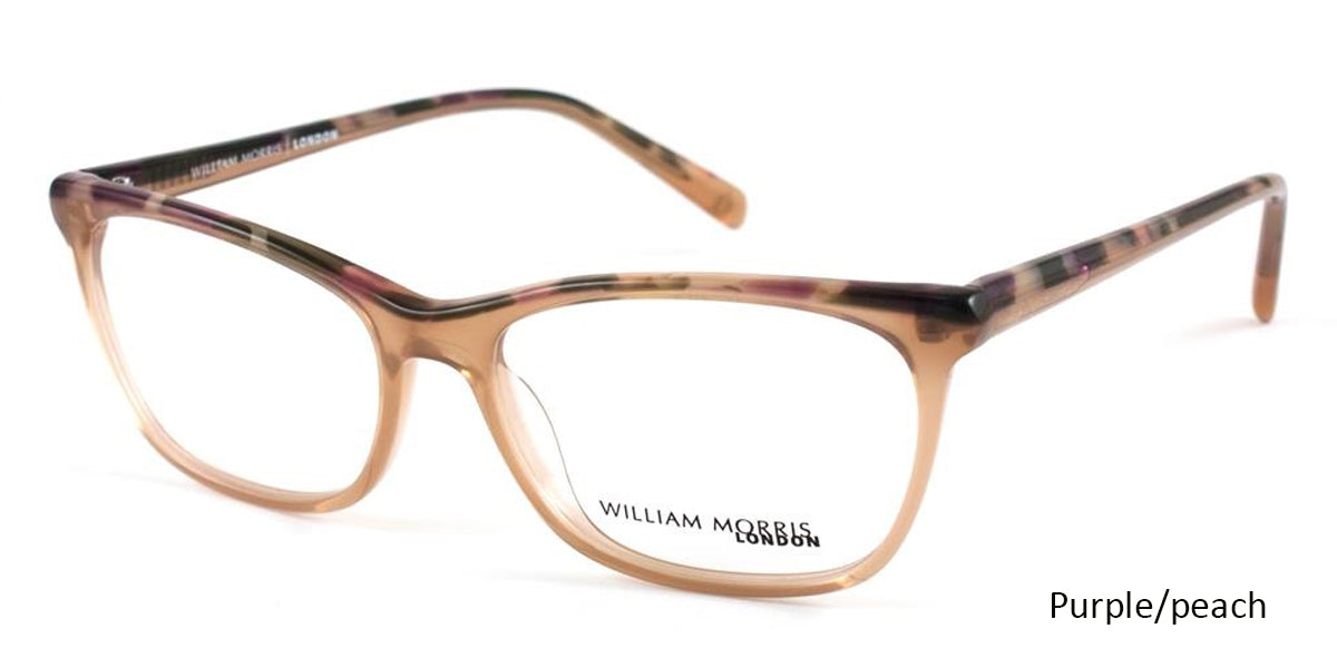 Purple/Peach William Morris London WM50017 Eyeglasses.