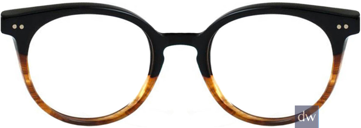 Black/Brown William Morris London WM50018 Eyeglasses- Teenager.