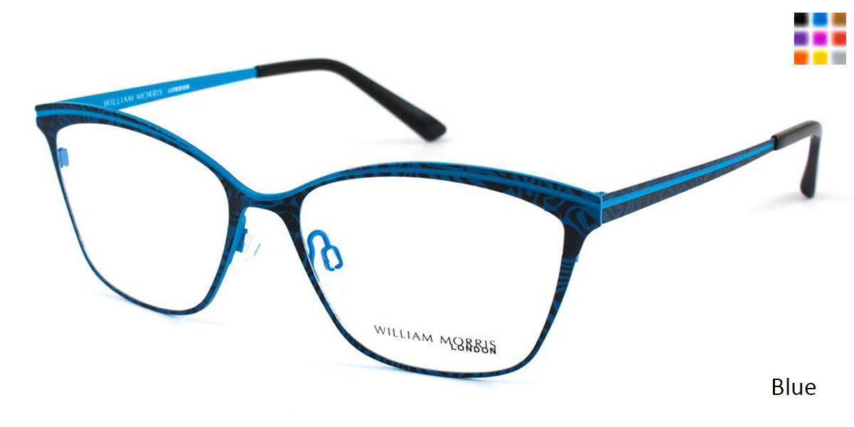 Blue William Morris London WM50019 Eyeglasses.
