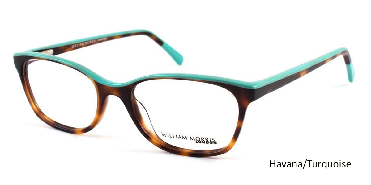 Havana/Turquoise William Morris London WM50020 Eyeglasses.