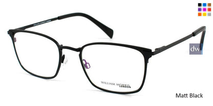 Matt Black  William Morris London WM50038 Eyeglasses.
