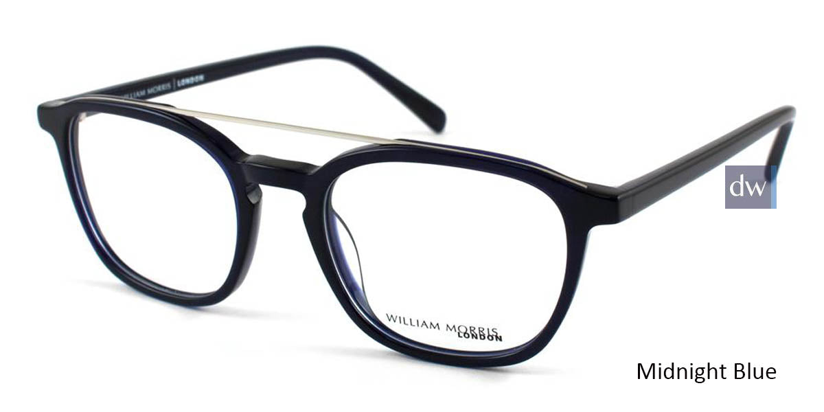 Midnight Blue William Morris London WM50041 Eyeglasses.