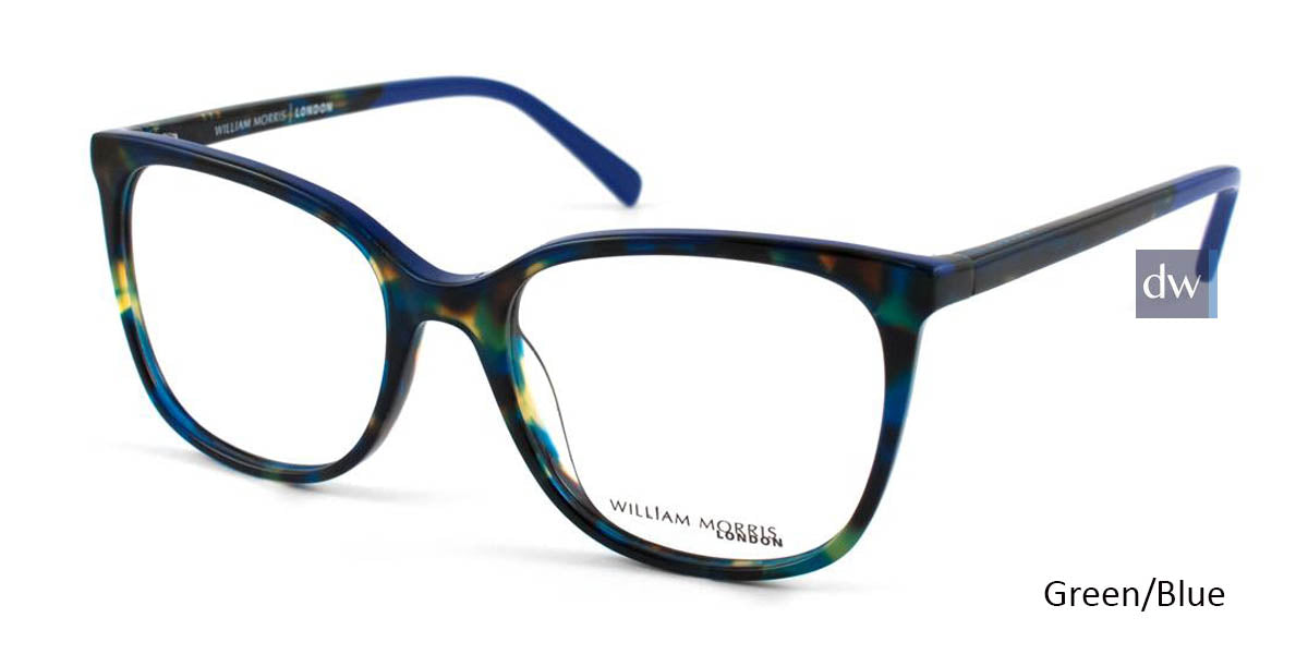 Green/Blue William Morris London WM50042 Eyeglasses.
