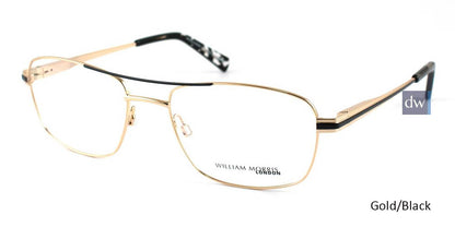 Gold/Black William Morris London WM50045 Eyeglasses.