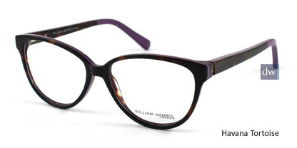 Havana/Purple/Tortoise William Morris London WM50049 Eyeglasses.