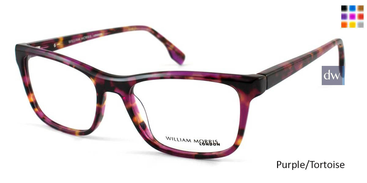 Purple/Tortoise William Morris London WM50052 Eyeglasses.