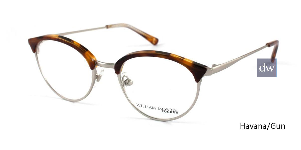 Havana/Gun William Morris London WM50055 Eyeglasses.