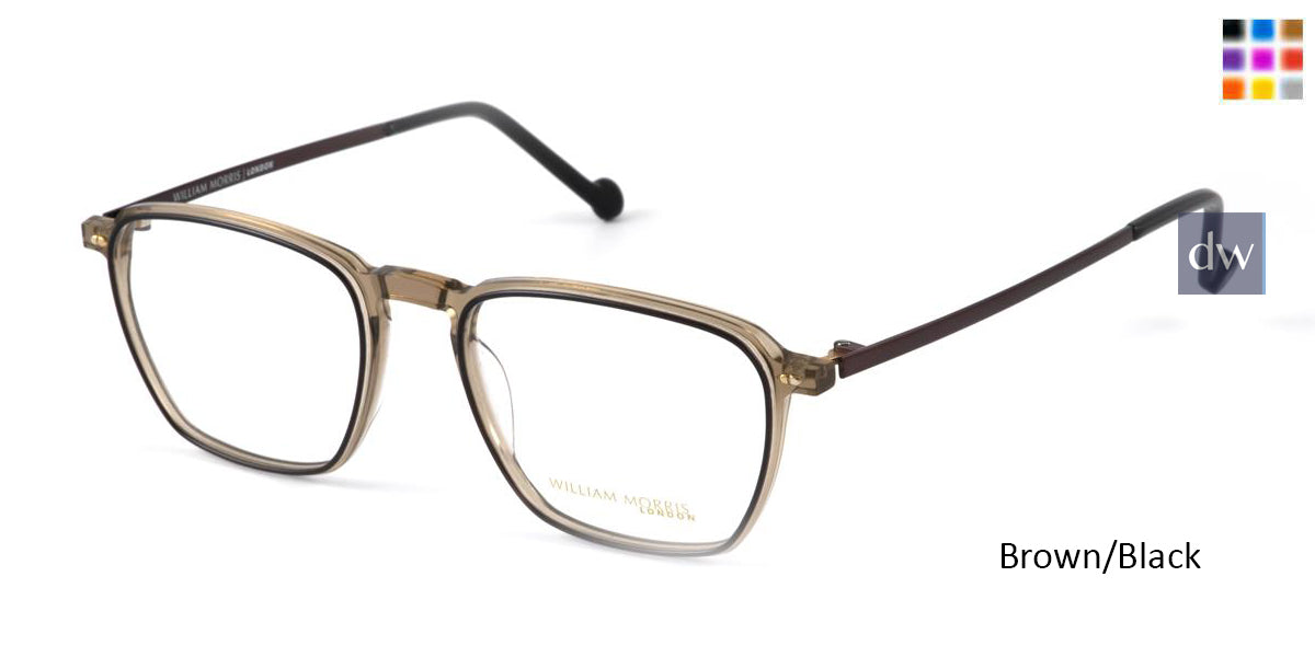 Brown/Black William Morris London WM50139 Eyeglasses.