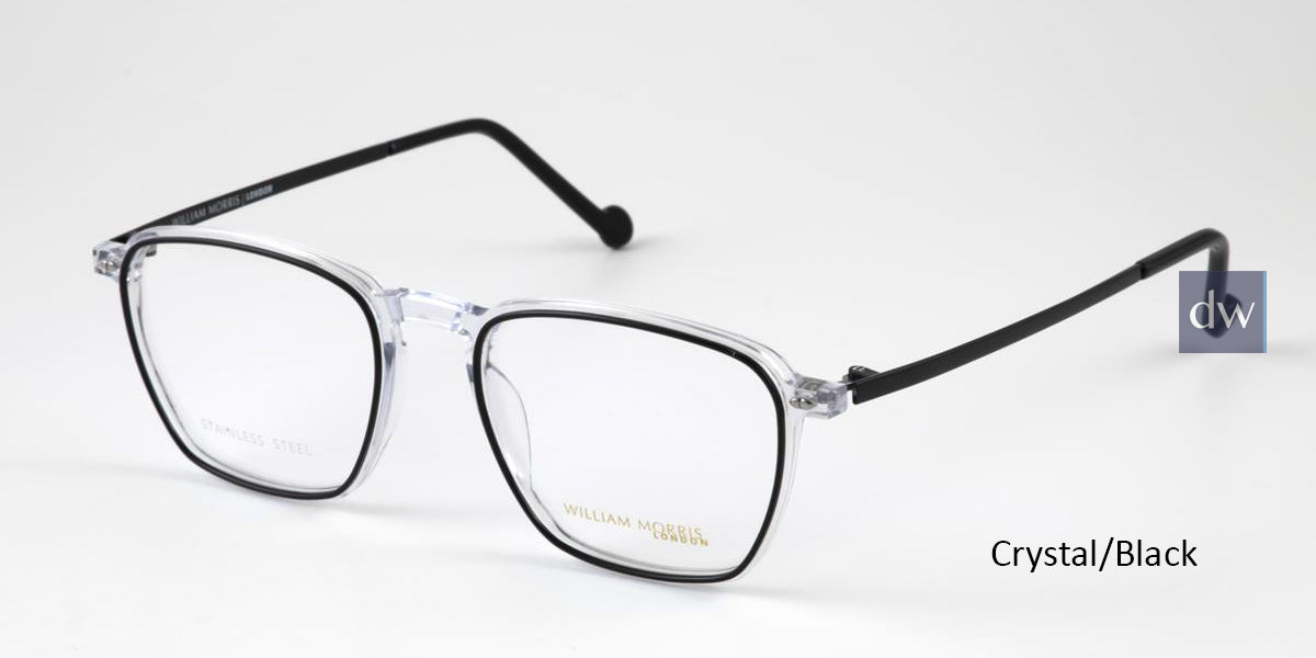 Crystal/Black William Morris London WM50139 Eyeglasses.