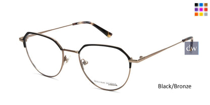 Black/Bronze William Morris London WM50144 Eyeglasses.