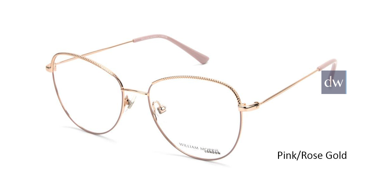 Pink/Rose Gold William Morris London WM50147 Eyeglasses.