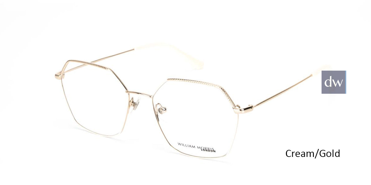 Cream/Gold William Morris London WM50148 Eyeglasses.