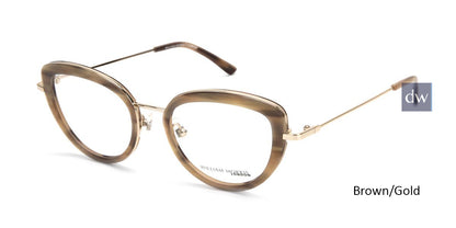 Brown/Gold William Morris London WM50150 Eyeglasses.