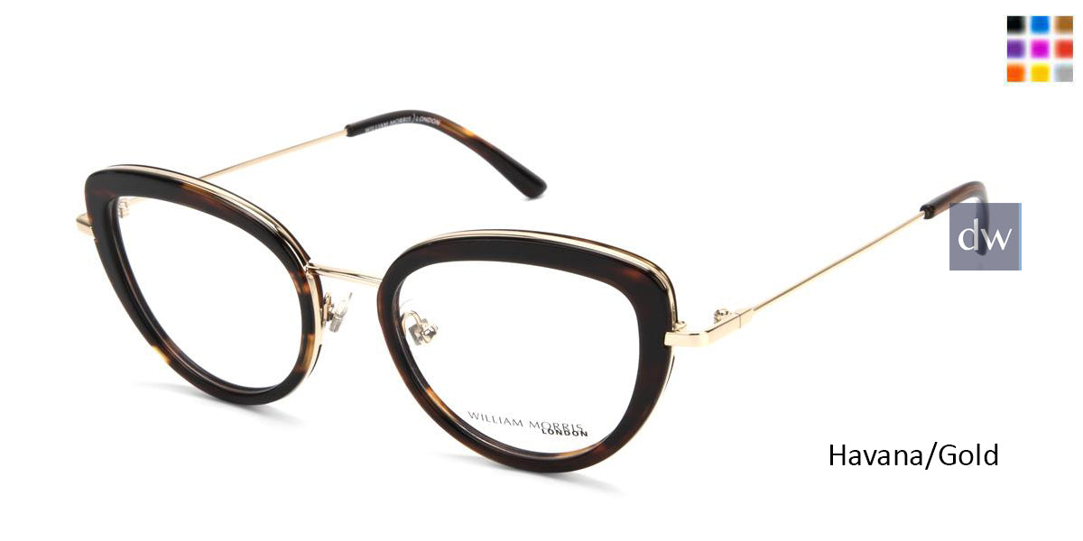 Havana/Gold William Morris London WM50150 Eyeglasses.