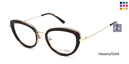 Havana/Gold William Morris London WM50150 Eyeglasses.