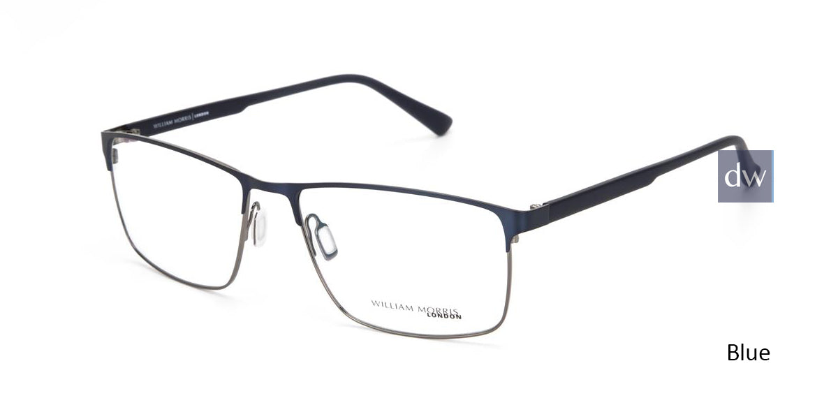 Blue William Morris London WM50154 Eyeglasses.