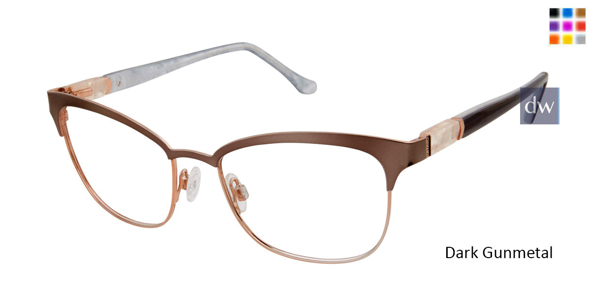 Dark Gunmetal Buffalo BW501 Eyeglasses.