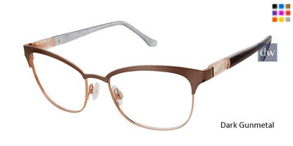 Dark Gunmetal Buffalo BW501 Eyeglasses.