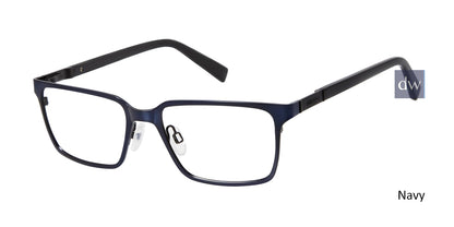 Navy Buffalo BM501 Eyeglasses.