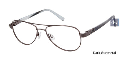 Dark Gunmetal Buffalo BM503 Eyeglasses.