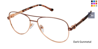 Dark Gunmetal Buffalo BW503 Eyeglasses.