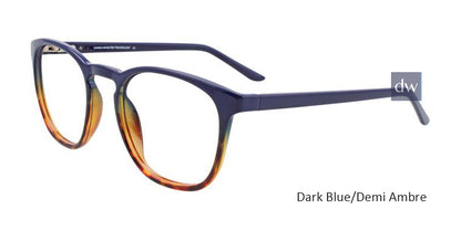 Dark Blue/Demi Ambre Cargo C5051 Eyeglasses.