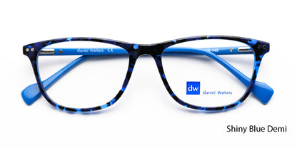 Shiny Blue Demi Daniel Walters CB5062 Eyeglasses.