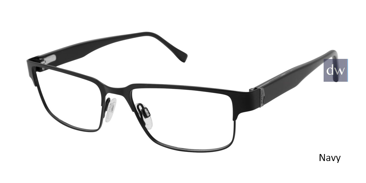 Navy Buffalo BM506 Eyeglasses.