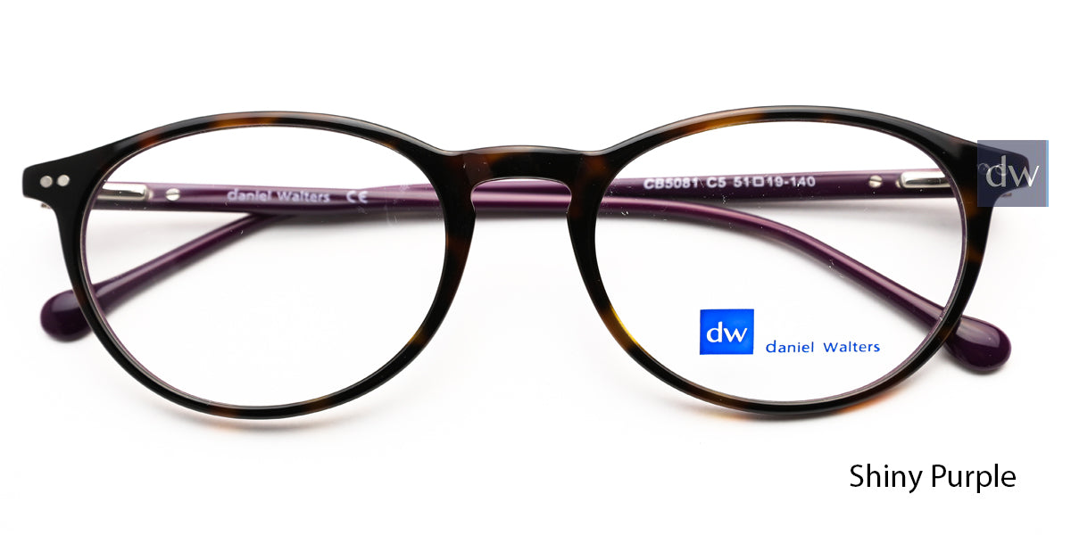 Shiny Purple Demi Daniel Walters CB5081 Eyeglasses.