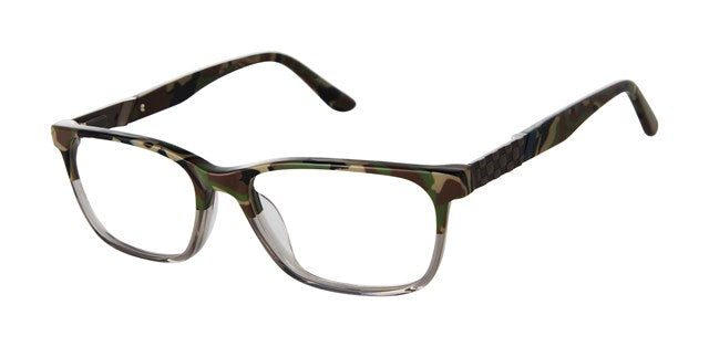 Zuma Rock ZR021 Eyeglasses | Khaki Camo Acetate